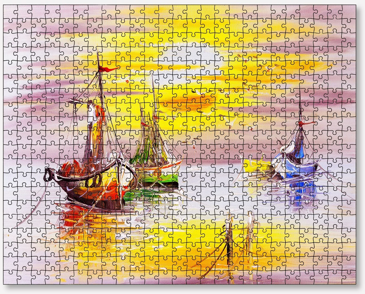 Puzzle 500 copë, Evila Originals, shumëngjyrësh, PZL_0168_500
