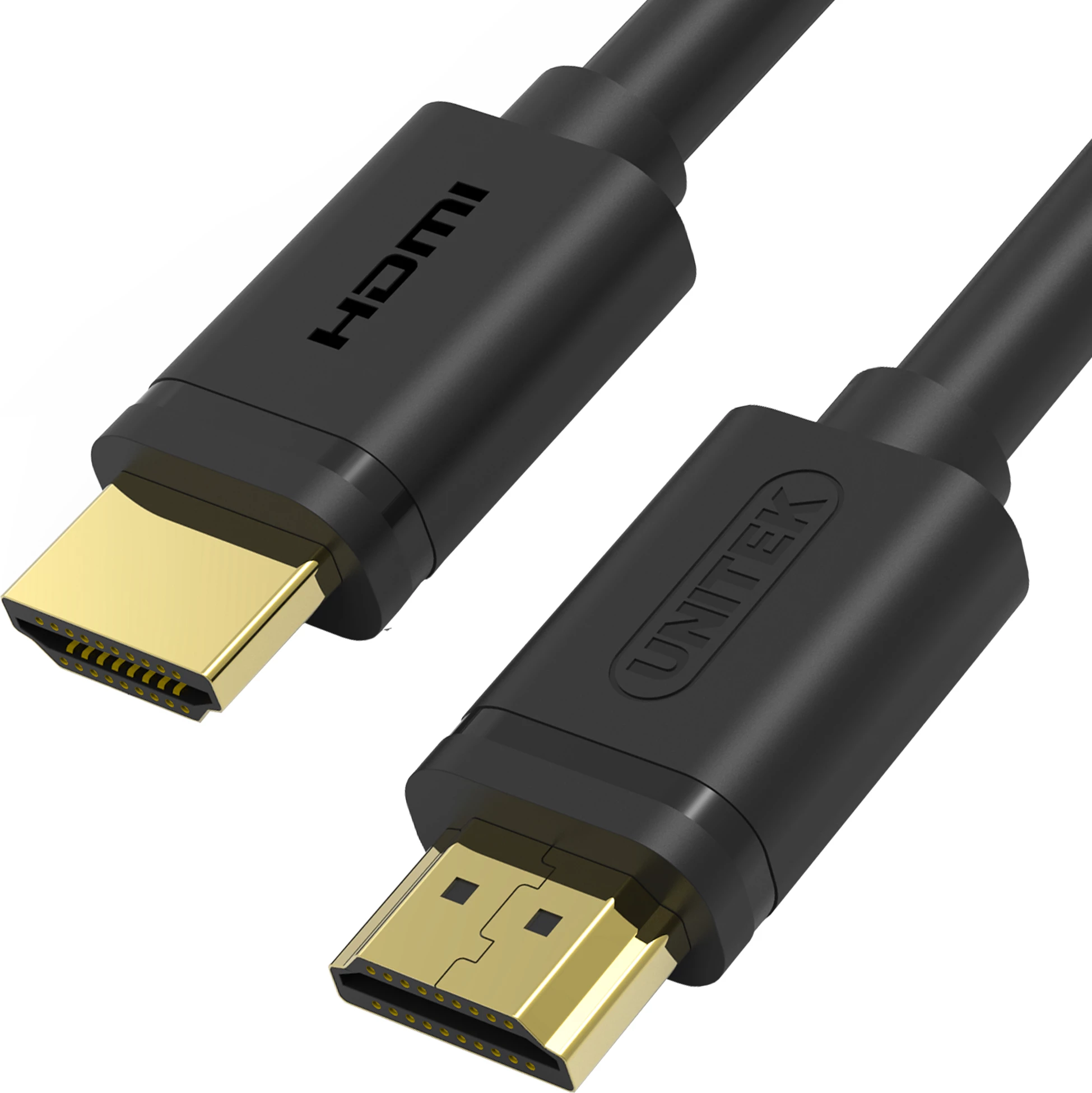 Kabllo HDMI Unitek Y-C136, HDMI 2.0 High Speed, 1m, 4K/30Hz, e zezë