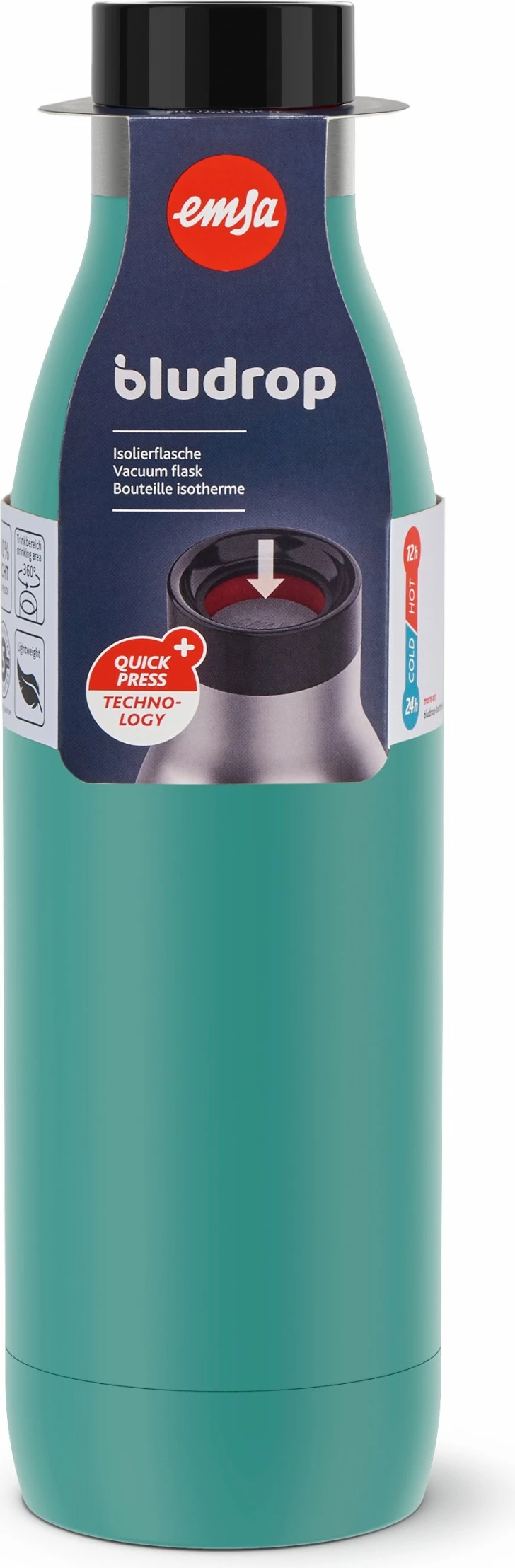 Termos Emsa Bludrop Color 0.7L petrol