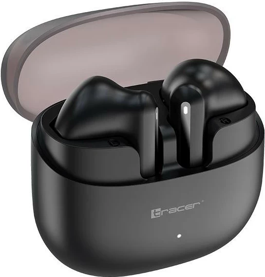 Kufje Tracer T12, True Wireless, Bluetooth 5.4, me mikrofon, të zeza
