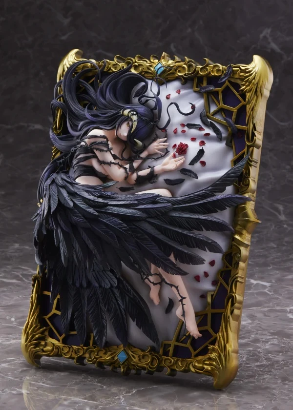 Figurinë koleksionuese Square Enix Albedo Ending Ver. (Art by so-bin) 1/7, PVC/ABS, 27×20×17 cm, e zezë/artë