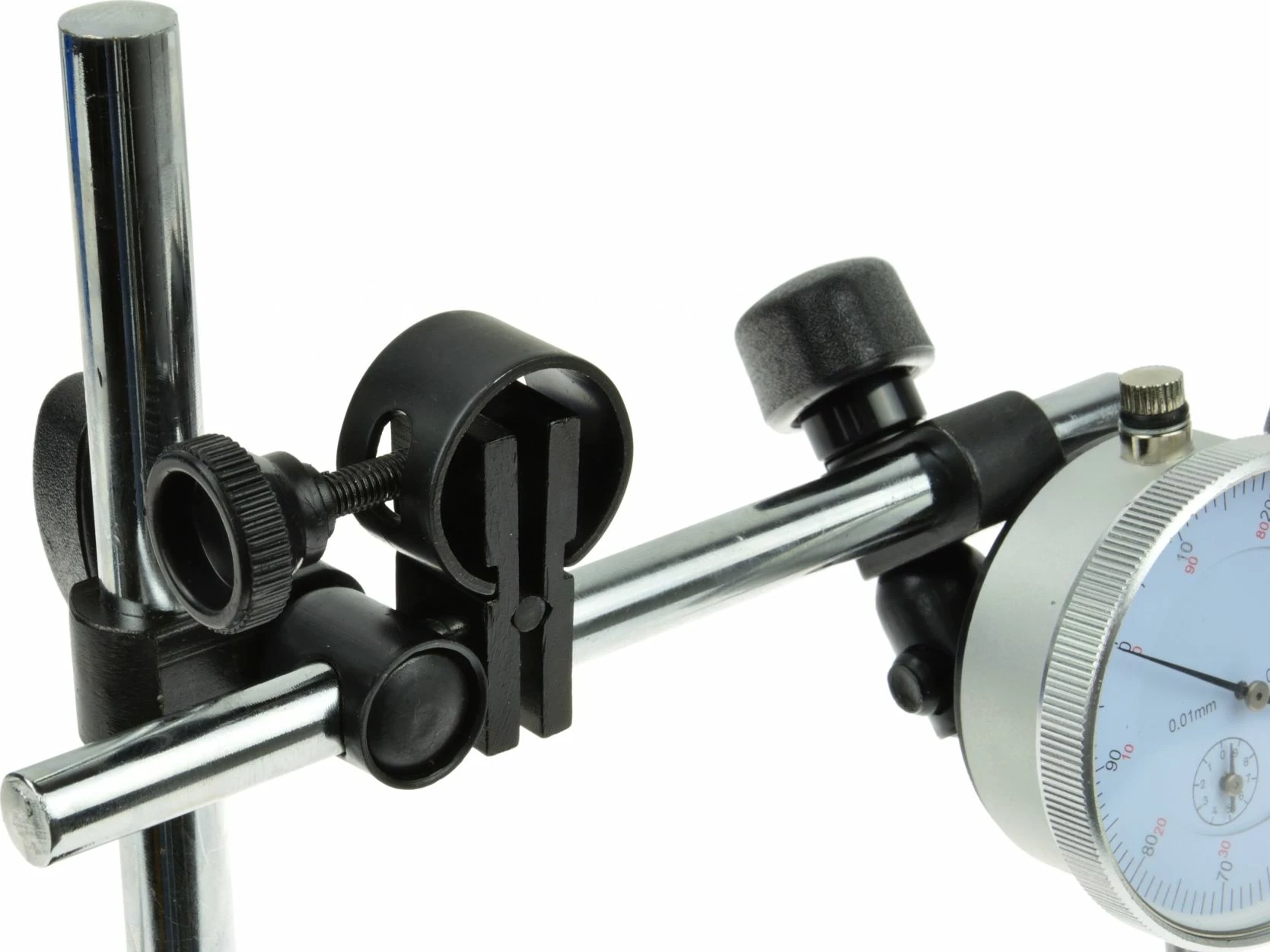 Mbajtës magnetik me indikator me orë Geko G02625 0-10 mm 0.01 mm