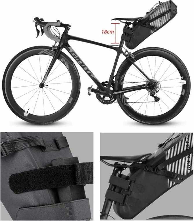Çantë bisiklete Rockbros AS-013 10L, e zezë