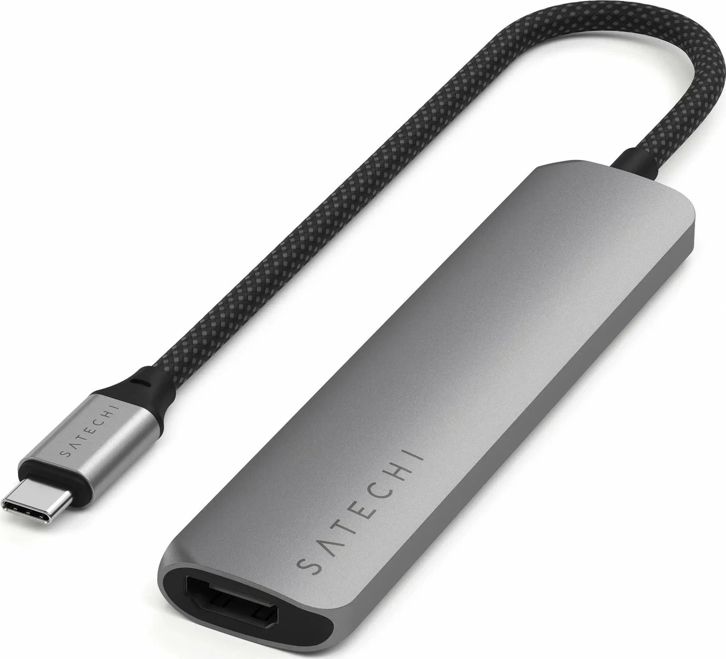 Adapter Satechi 6w1 ST-P6S, USB-C, HDMI 4K, gri