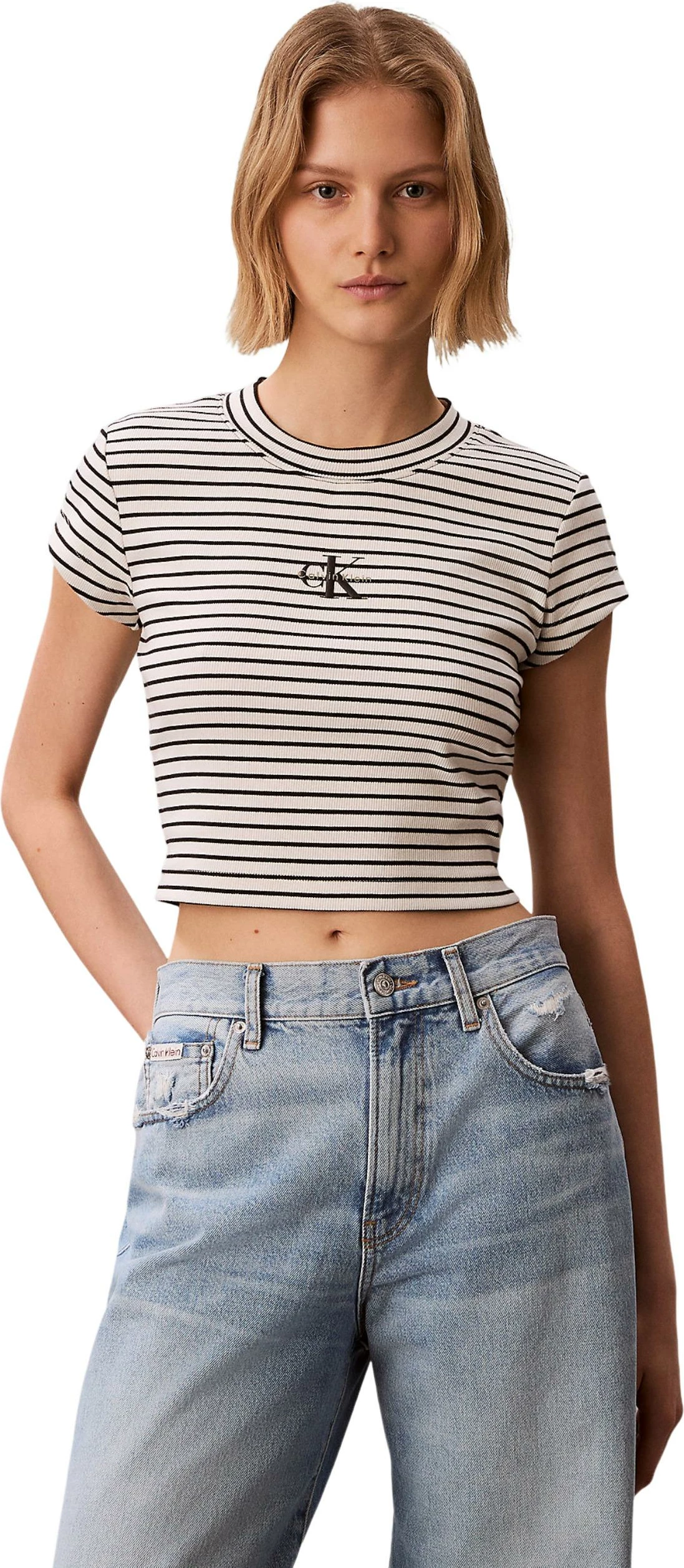 Maicë për femra Calvin Klein Jeans LV047F833G, e zezë [Madhësia: L]