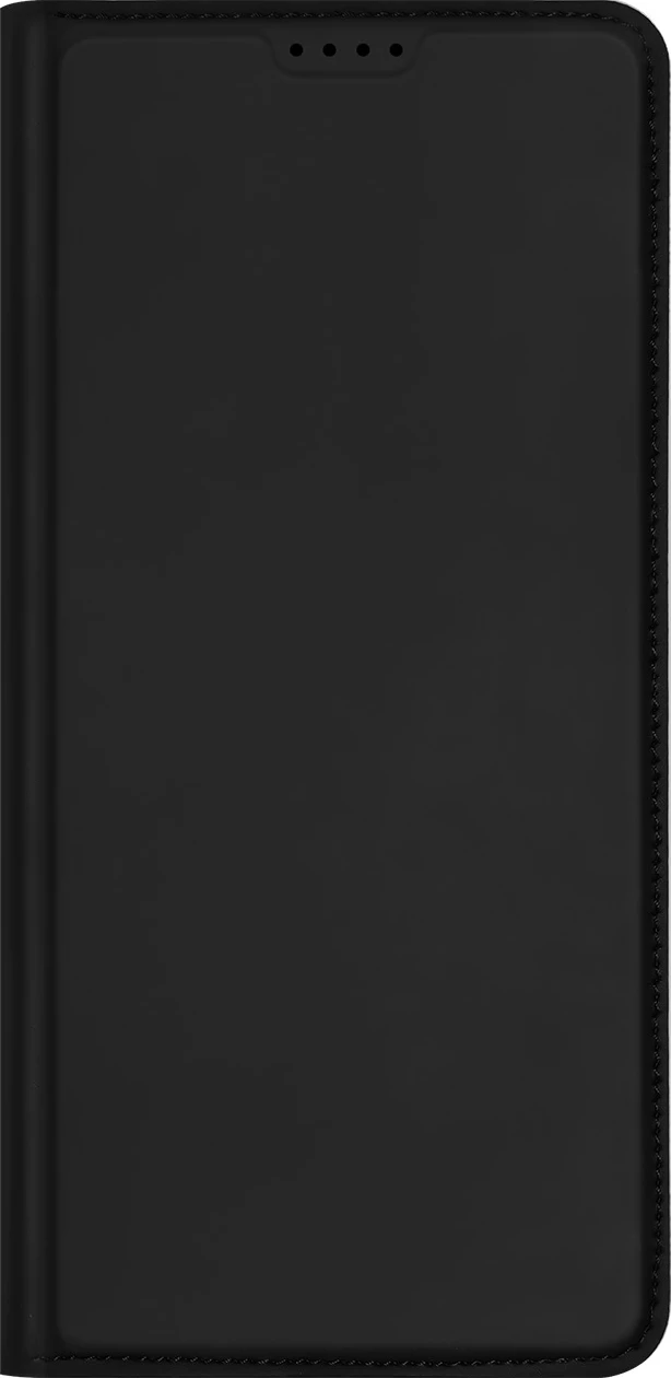 Mbështjellës Dux Ducis Skin Pro për Oppo Reno 8, me kapak, xhep kartelash dhe qëndrim, i zi