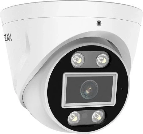 Kamera IP FOSCAM T5EP 5MP POE e bardhë