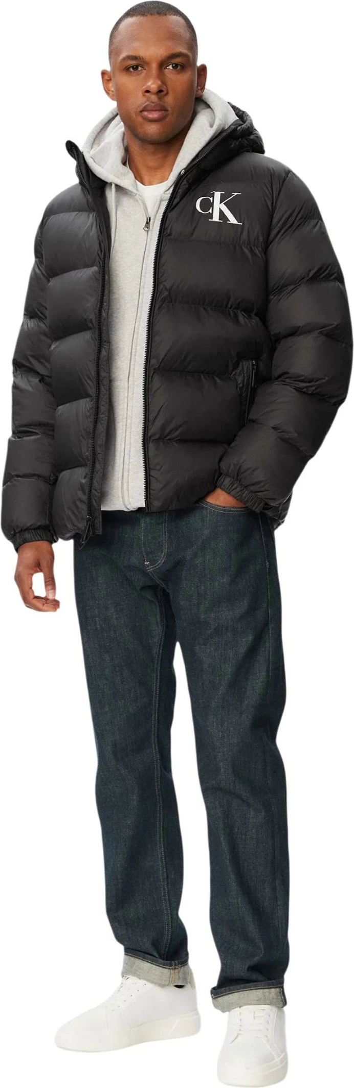 Jakne për meshkuj Calvin Klein Jeans LV04RG513G, e zezë [Madhësia: S]