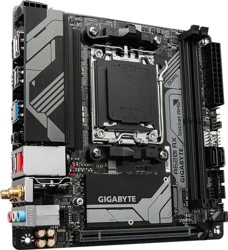 Pllakë amë Gigabyte A620I AX, Socket AM5, DDR5, Wi-Fi 6E