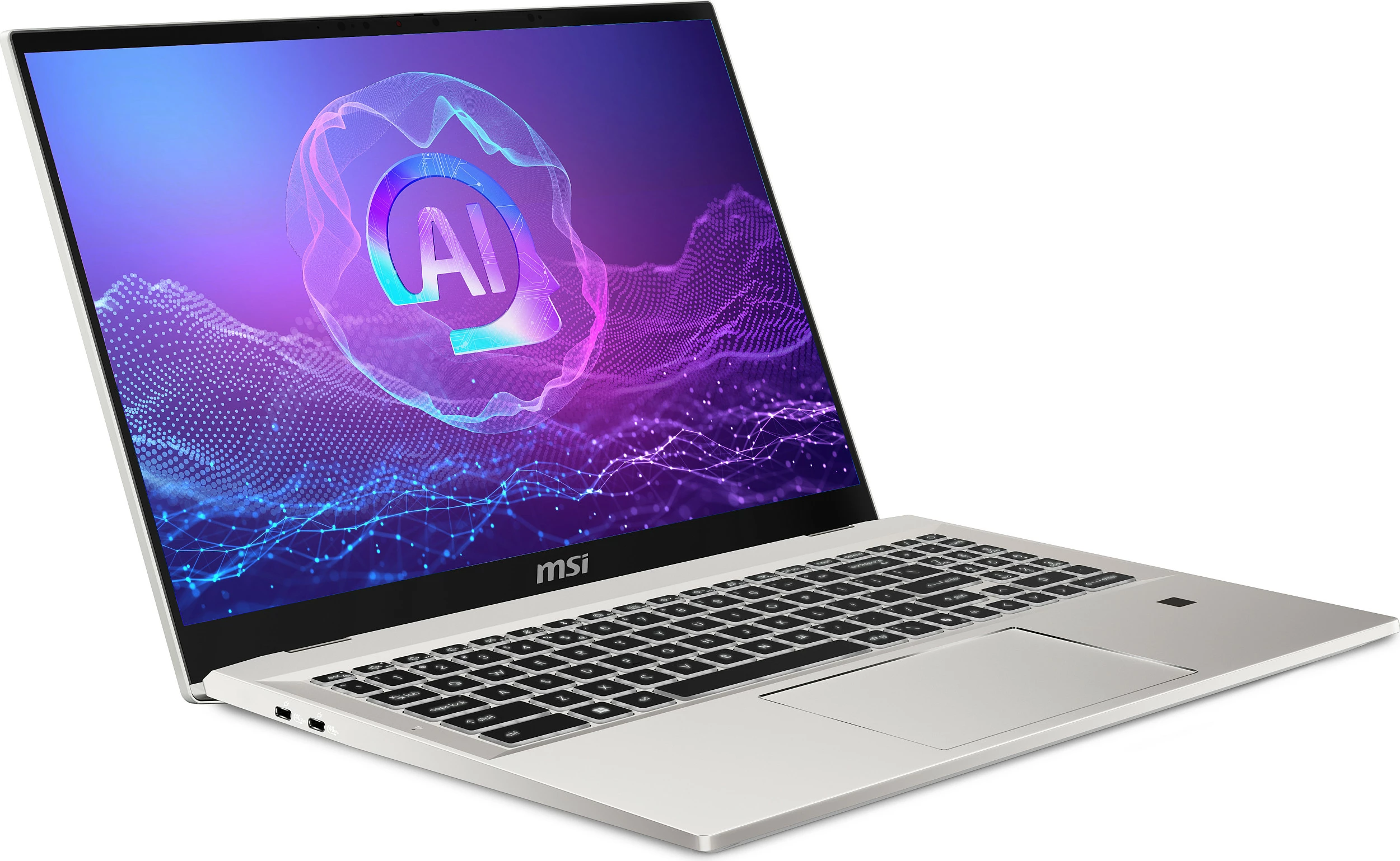 Laptop MSI Prestige A16 AI+ A3HMG-036, 16", Ryzen AI 9, 32GB RAM, 1TB SSD, Urban Silver