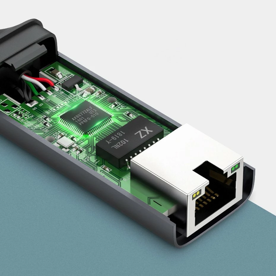Adapter rrjeti Ugreen CM199, USB-C në RJ45, 1000 Mbps, Gri