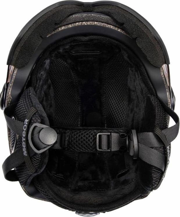 Helmetë skijimi Meteor për të rritur, e zezë [Madhësia: Standarde]