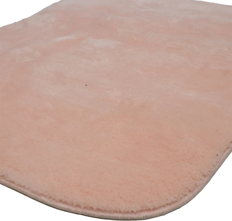 Set tepih banjo PWC-0055 2 copë mikrofibër rozë 90x60cm