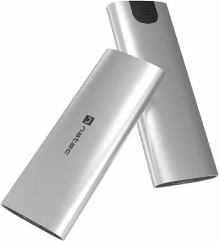Kuti SSD NATEC Rhino M.2 NVMe Lite USB-C 3.2, argjendtë
