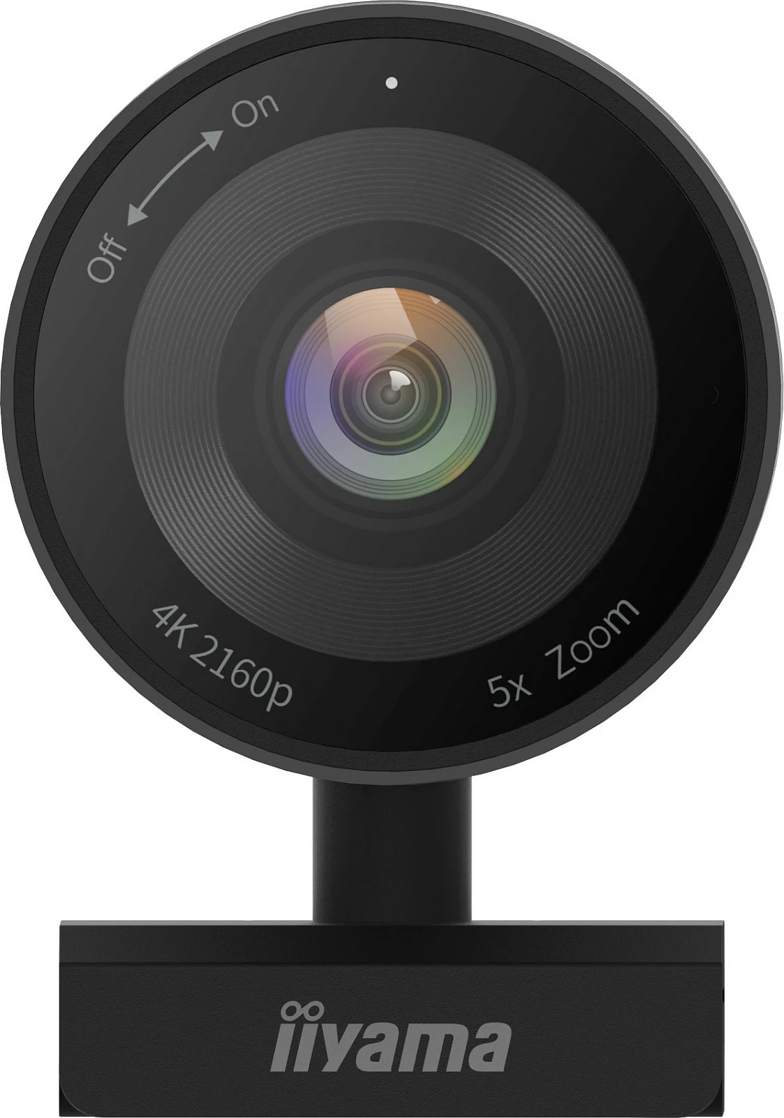 Webkamerë iiyama UC-CAM10PRO-1, 4K UHD, kënd 120°, zoom digjital 5x, USB-C, e zezë