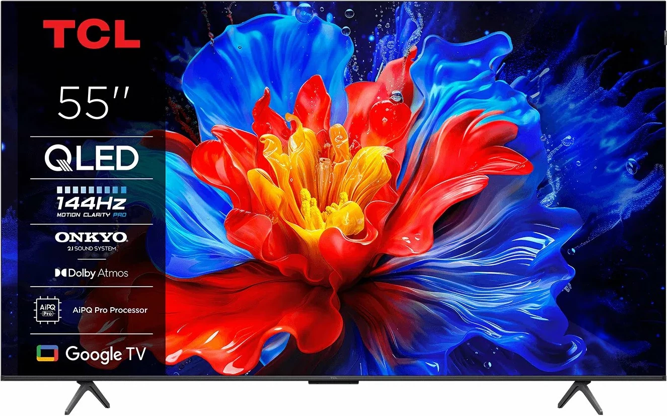 Televizor TCL 55P8K 55\" 4K Ultra HD QLED Google TV, i zi