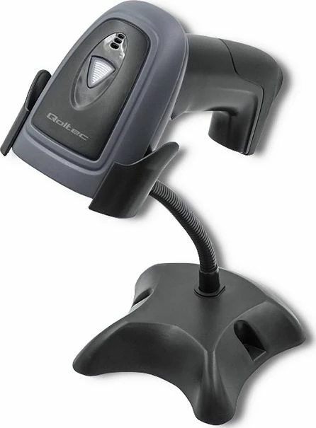 Mbajtës për skaner barkodi Qoltec 50859 universal, i zi
