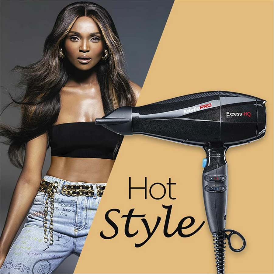 Tharëse flokësh BaByliss PRO Excess-HQ BAB6990IE, e zezë