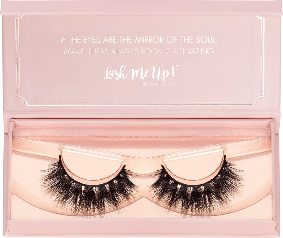 Qerpikë të rremë Lash Me Up! Hug Me! Strip Lashes për femra, ngjyrë e zezë mat, 1 palë