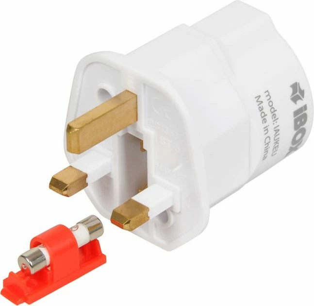 Adapter iBox IAUKEU prizë UK në EU, i bardhë