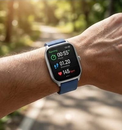 Smartwatch Sport JS-T7 me Ekran HD dhe Rrip Sportiv