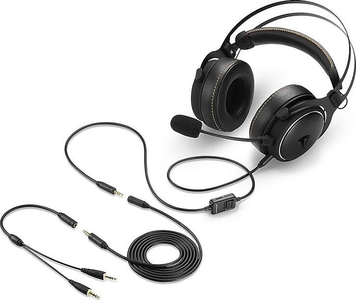 Headset Sharkoon SKILLER SGH50, Gaming, 10 - 40000 Hz, 342 g, E zezë