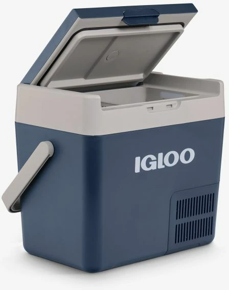 Frigorifer portativ me kompresor elektrik IGLOO ICF 18 10.3L, kaltër/gri