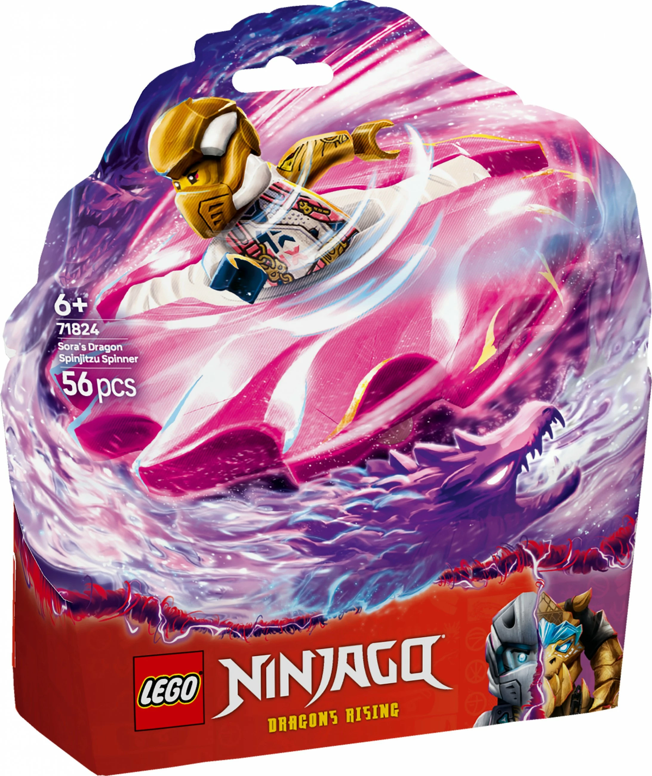 Set ndërtimi LEGO Ninjago 71824 Sora Dragon Spinjitzu Spinner, shumëngjyrësh