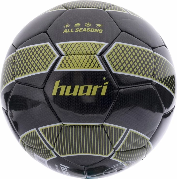 Top futbolli Huari, unisex, e zezë/jeshile