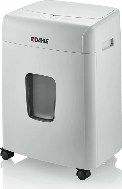Shkatërrues dokumentesh Dahle 35090-16180, particle-cut 4 x 12 mm, kosh 23 L, 90 fletë, i bardhë