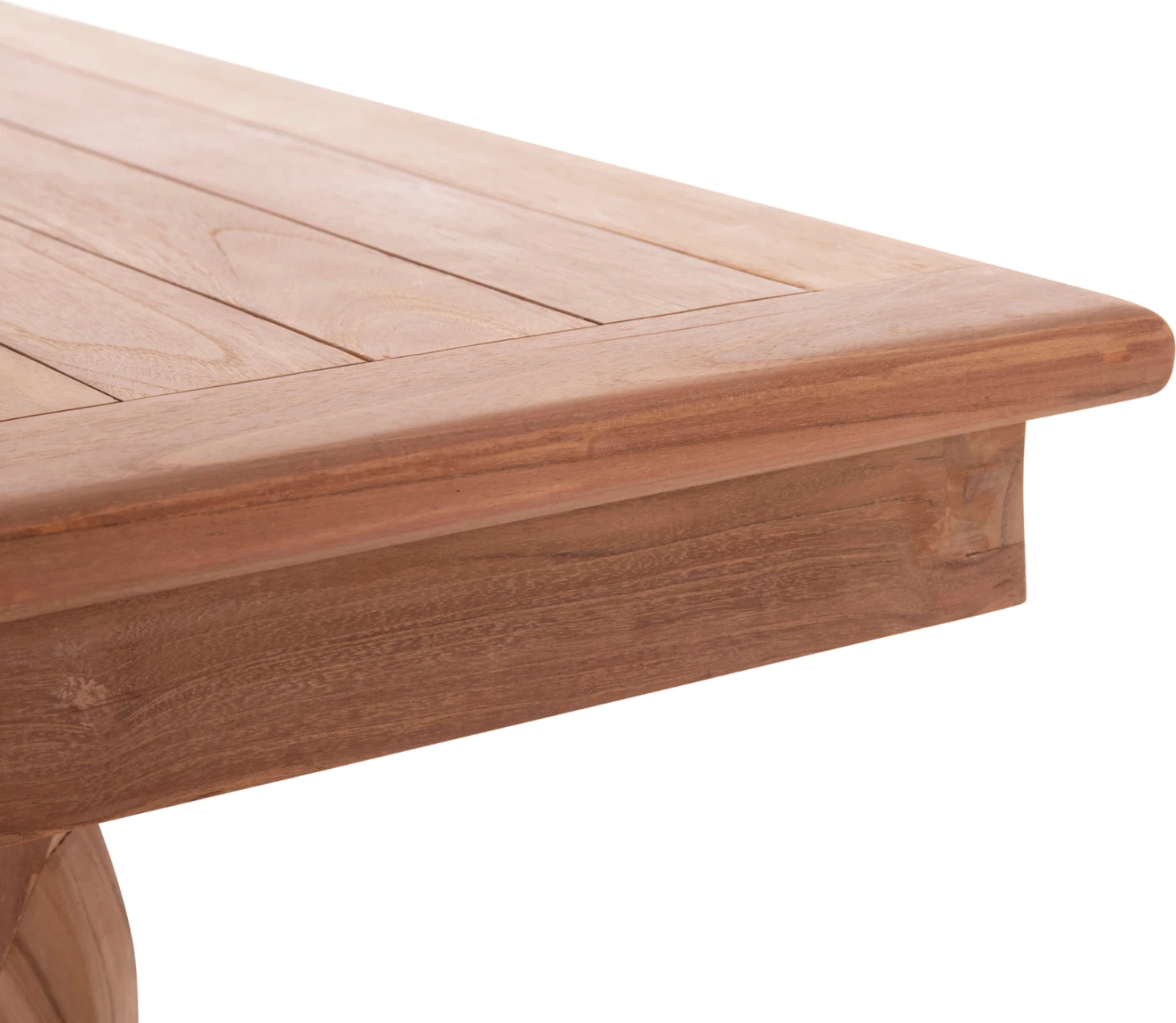Tavolinë ngrënie për jashtë, dru teak natyral, WONDER FH18116, 180x91x75cm