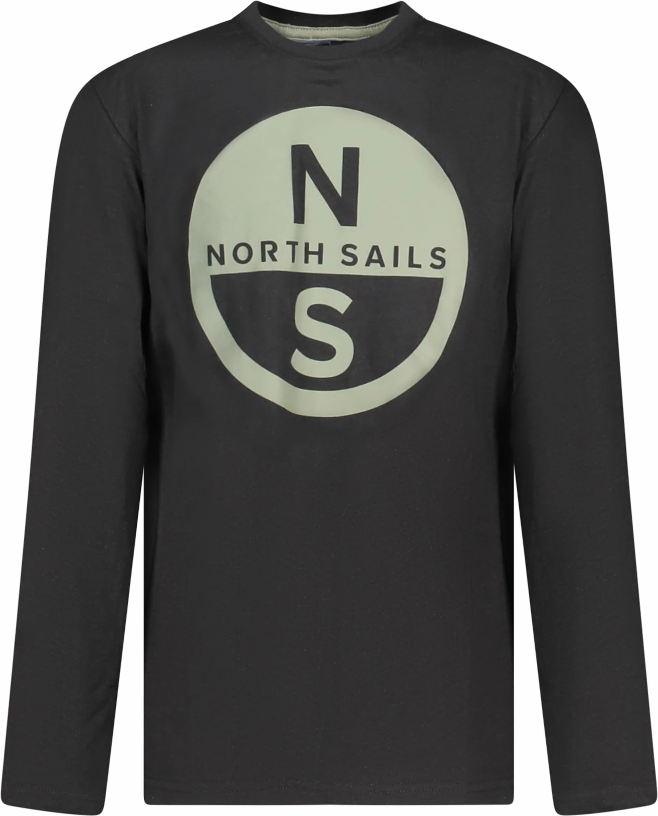 Maicë me mëngë të gjata NORTH SAILS për djem, e zezë