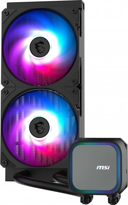 Ftohës CPU me lëng MSI MAG CORELIQUID A13 240 240mm ARGB, 2x120mm, LGA1700/1851 & AM4/AM5, /306-7ZWCA11-L80
