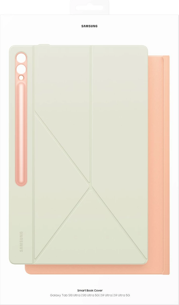 Mbështjellës folio Samsung Galaxy Tab S10 Ultra, S9 Ultra, 37.1 cm (14.6"), portokalli