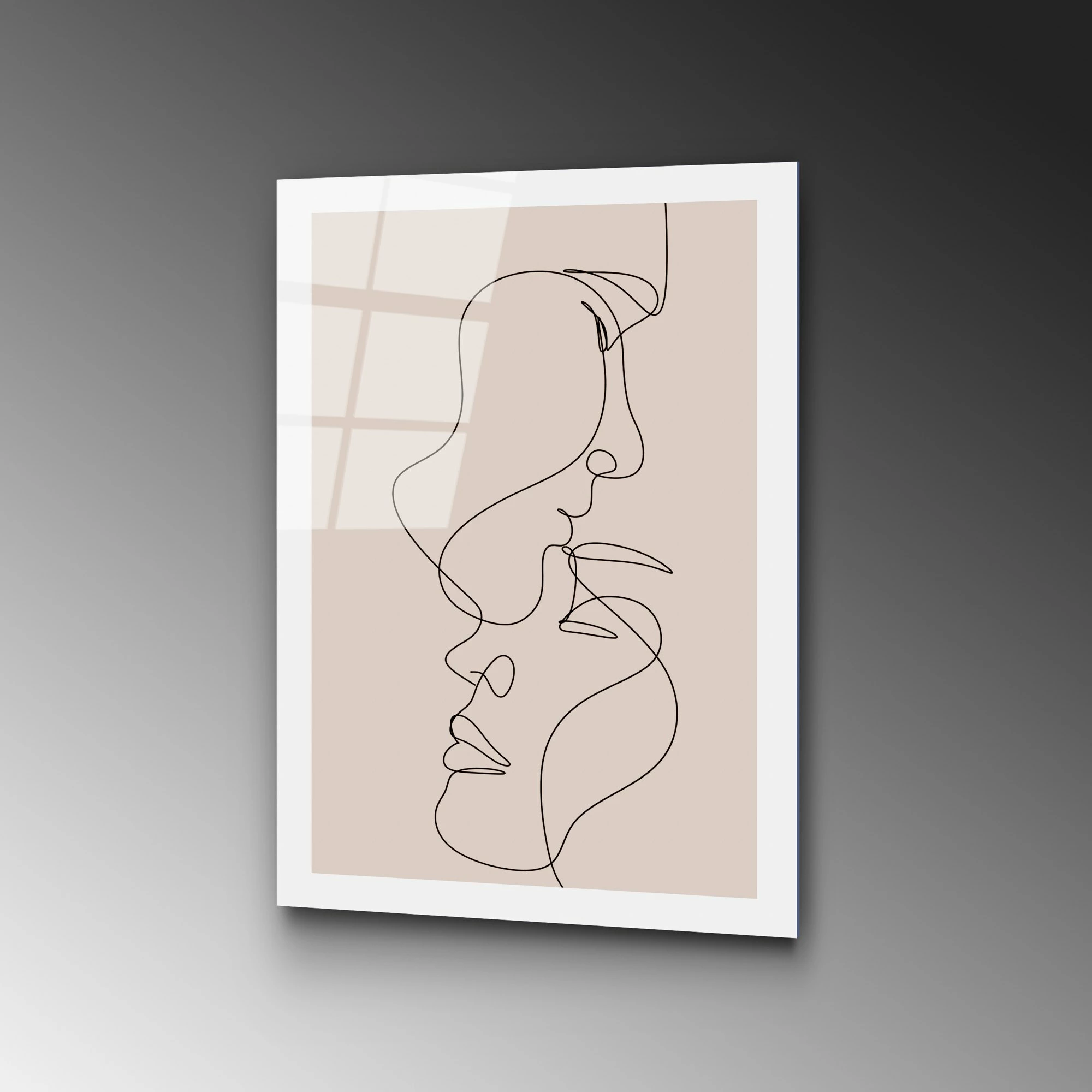 Pikturë dekorative prej xhami të temperuar, Wallity UV-1038, 30x45cm