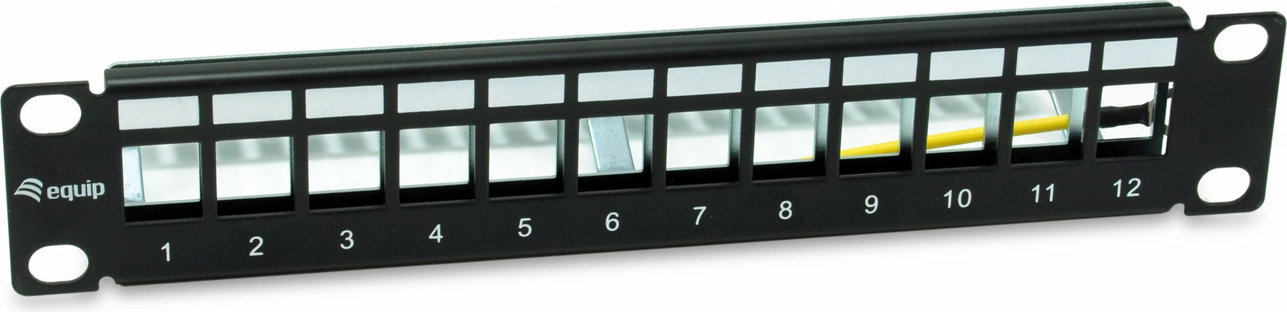 Panel Keystone Equip 769331, 1U, 12 porta, metal, i zi, rack mounting