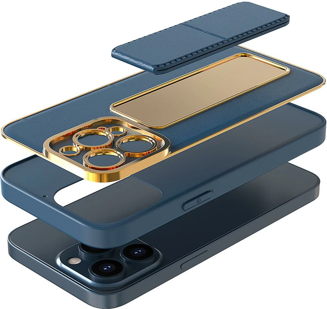 Mbështjellës Hurtel New Kickstand Case për iPhone 13 Pro Max, me qëndrim, rozë