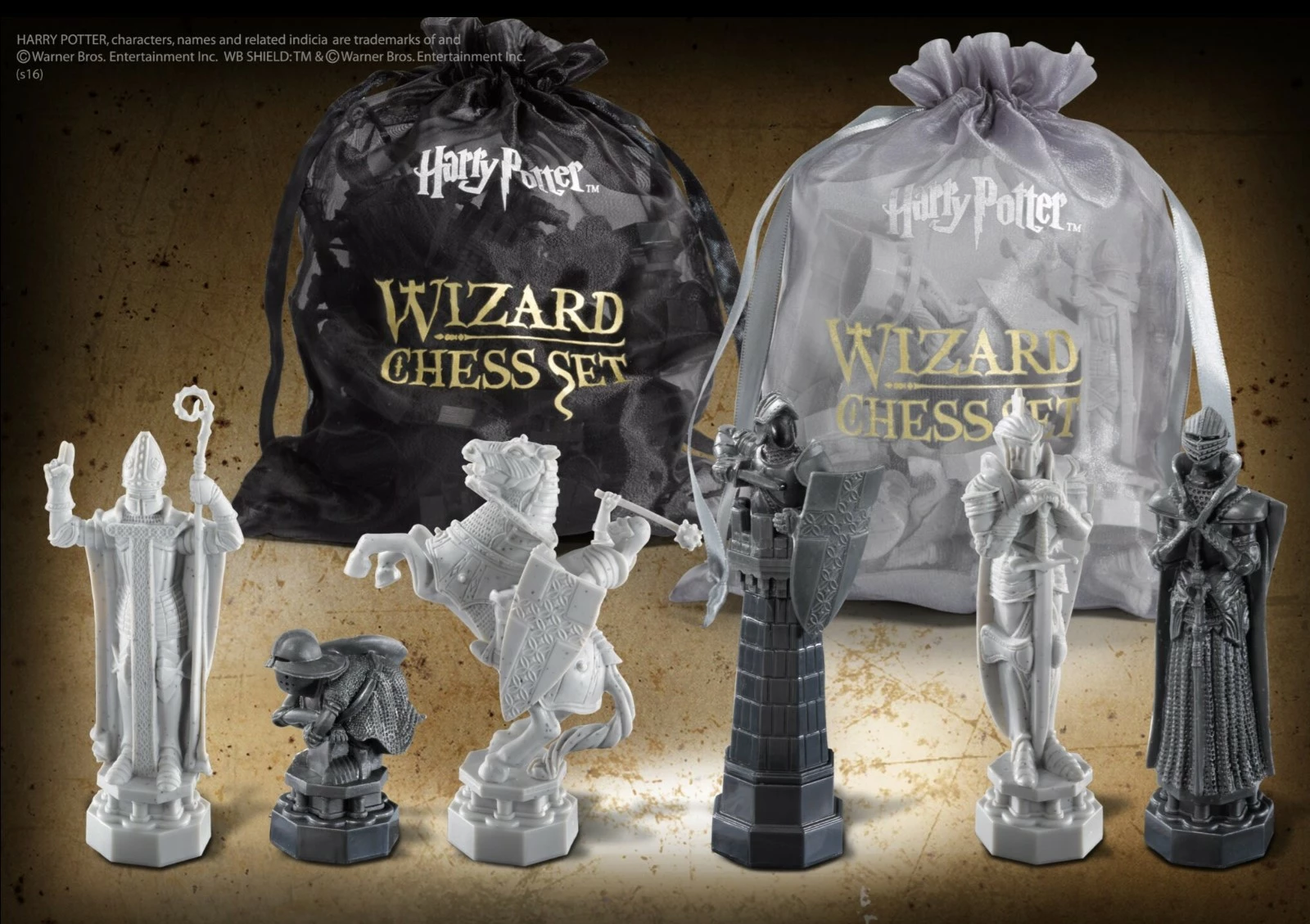Set shahu NOBLE COLLECTION Harry Potter Wizard's Chess, 32 figura