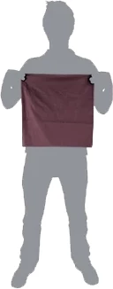 Recycled SoftFibre Trek Towel, Blackcurrant, Pocket