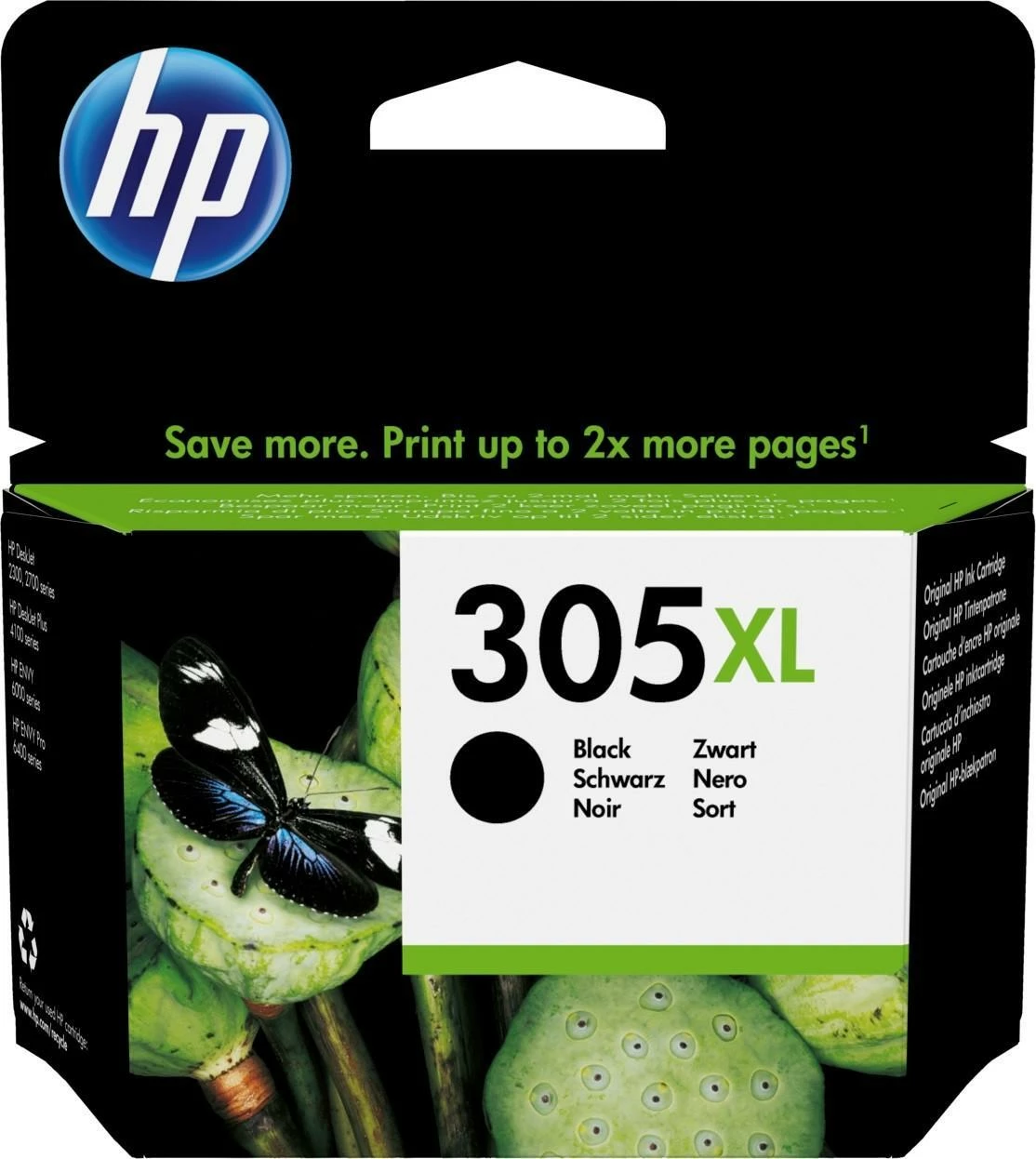 Kartrixhe boje HP 305XL (3YM62AE), originale, XL yield, e zezë
