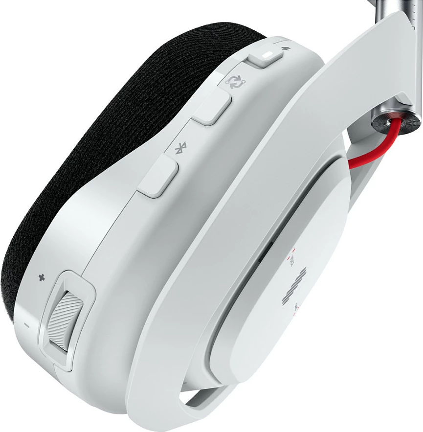 Kufje Logitech A50 LIGHTSPEED me base station, wireless, Bluetooth 5.0, PC/PS4/PS5/Xbox, të bardha
