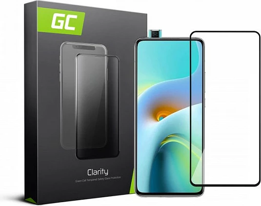 Mbrojtës ekrani Green Cell GC Clarity për Xiaomi Redmi K30 Ultra, transparent me kornizë të zezë