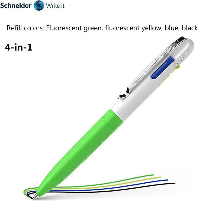 Schneider 4-in-1 Highlighter – Markues shumëfunksional (green)