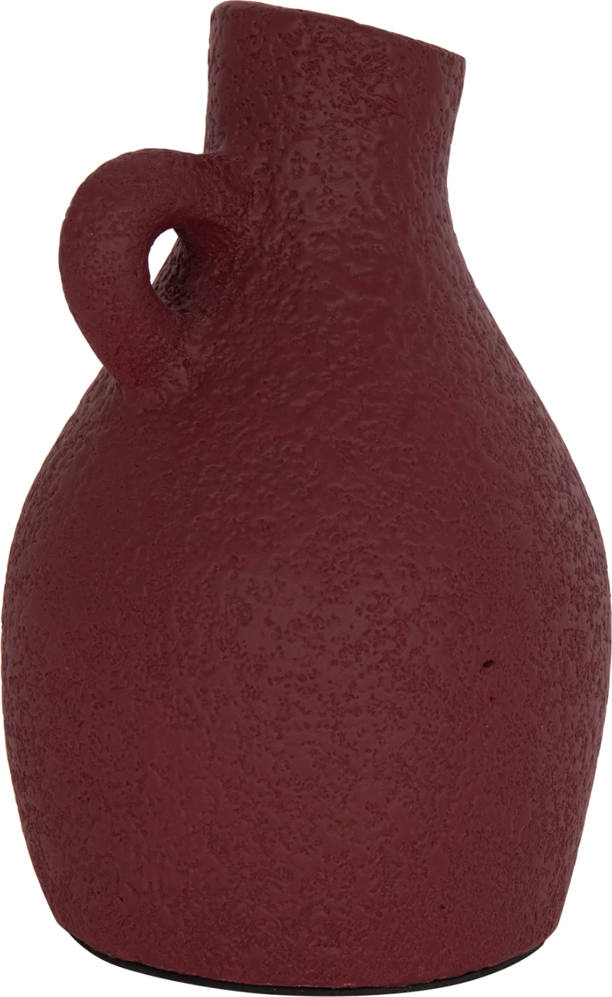 Vazo dekorative tavoline, terrakotë, ngjyrë e kuqe e errët, DECANT FH4667.06L, 14x21cm