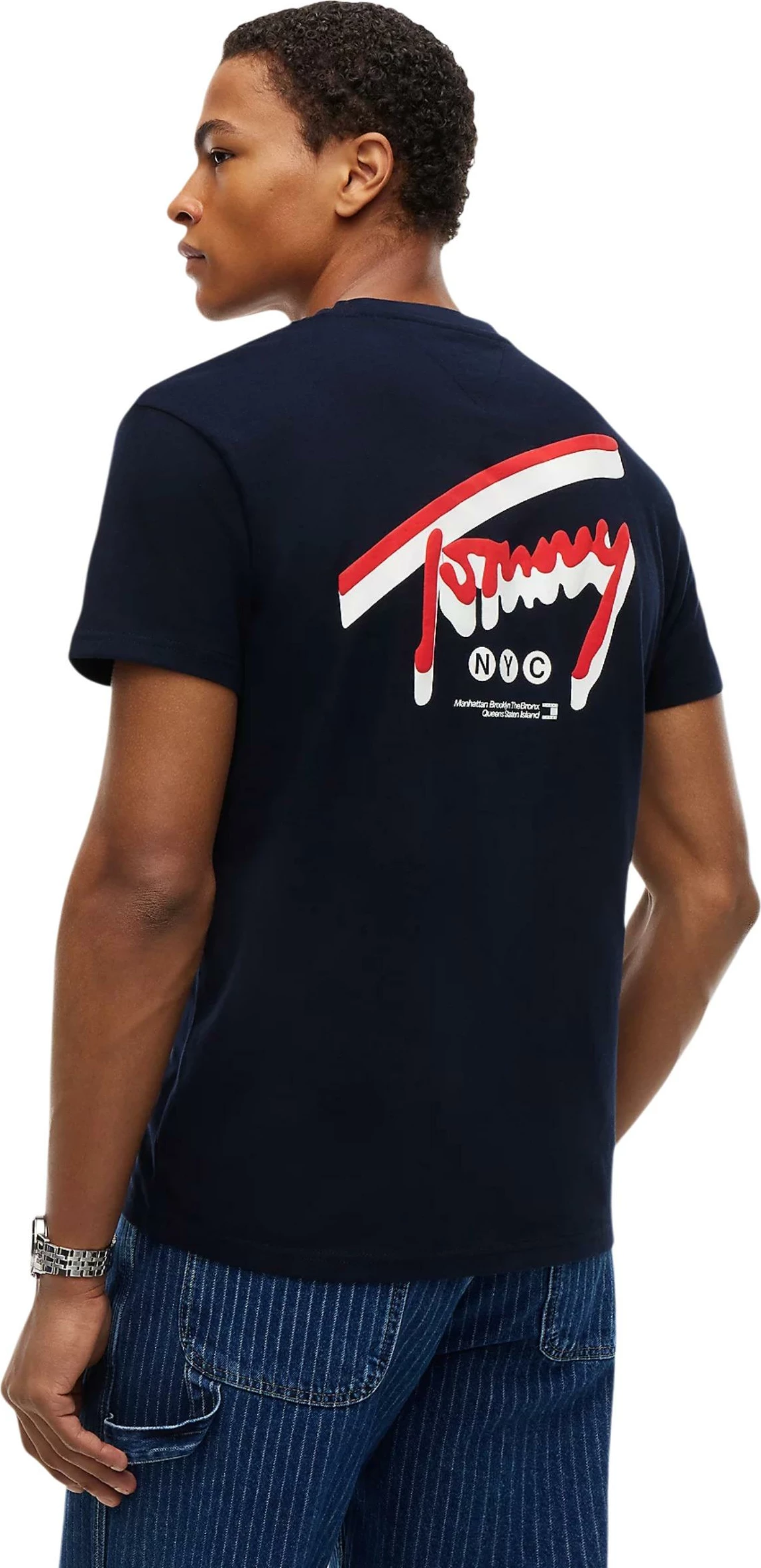 Maicë për meshkuj Tommy Hilfiger Jeans DM0DM23542, kaltër e errët [Madhësia: S]