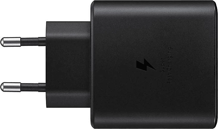 Karikues shtëpie Samsung EP-TA845XBE 45W Super Fast Charge + kabllo USB-C EP-DN975BBE, e zezë (bulk/set)