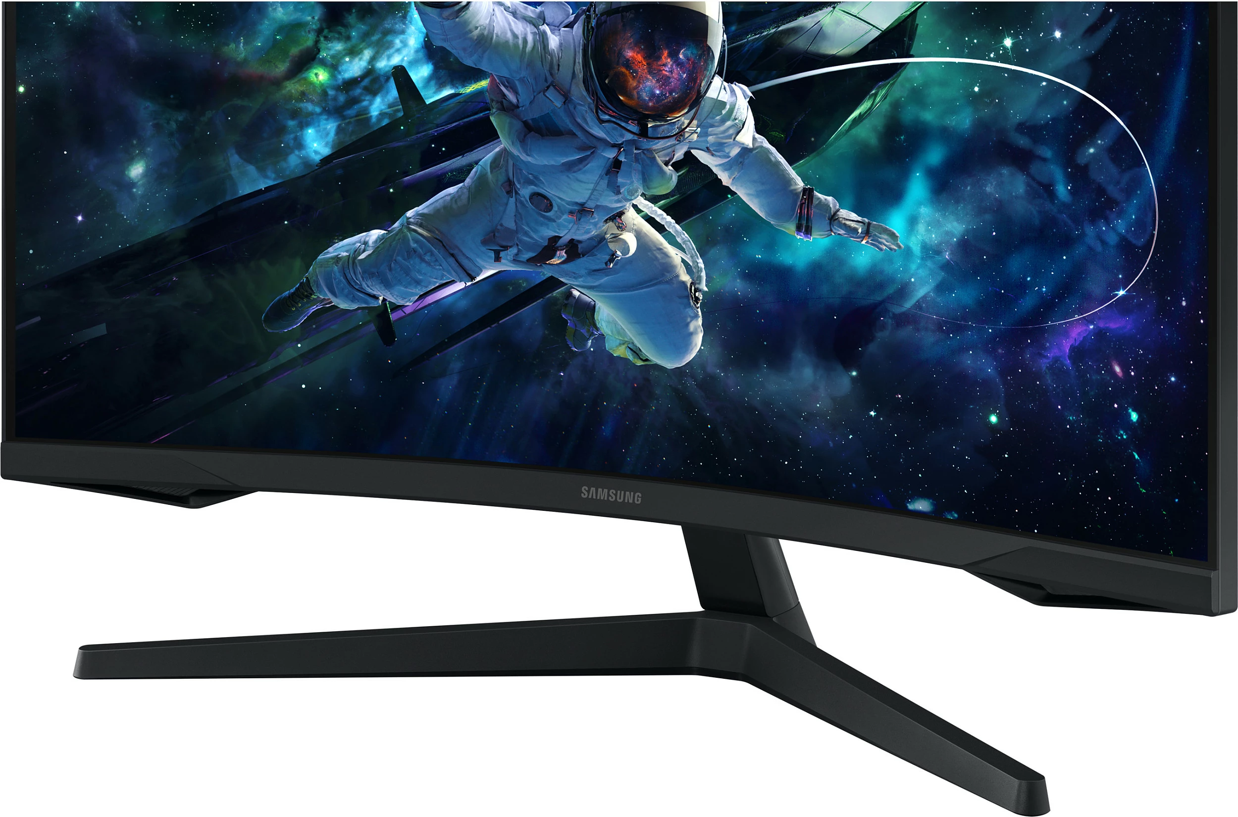 Monitor Samsung S32CG554EU, 32", 2560 x 1440 pixels, Wide Quad HD, LED, 1 ms, e zezë