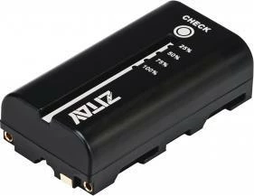 Bateri zëvendësuese për kamera Zitay NP-F550 3400mAh 7.2V me indikator LED, e zezë