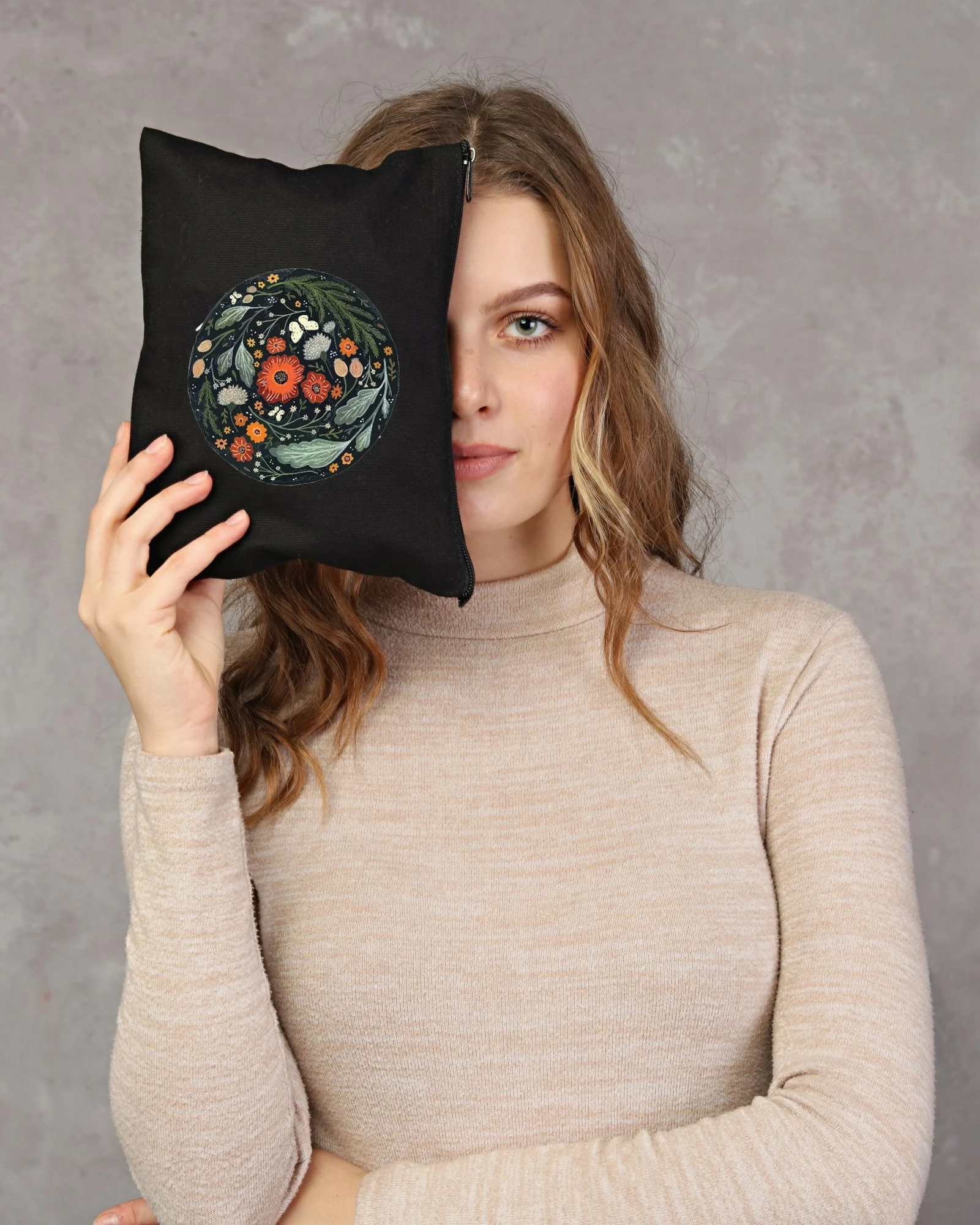 Qese për make-up, ngjyrë e zezë, Zoozie Bags, 25x18cm