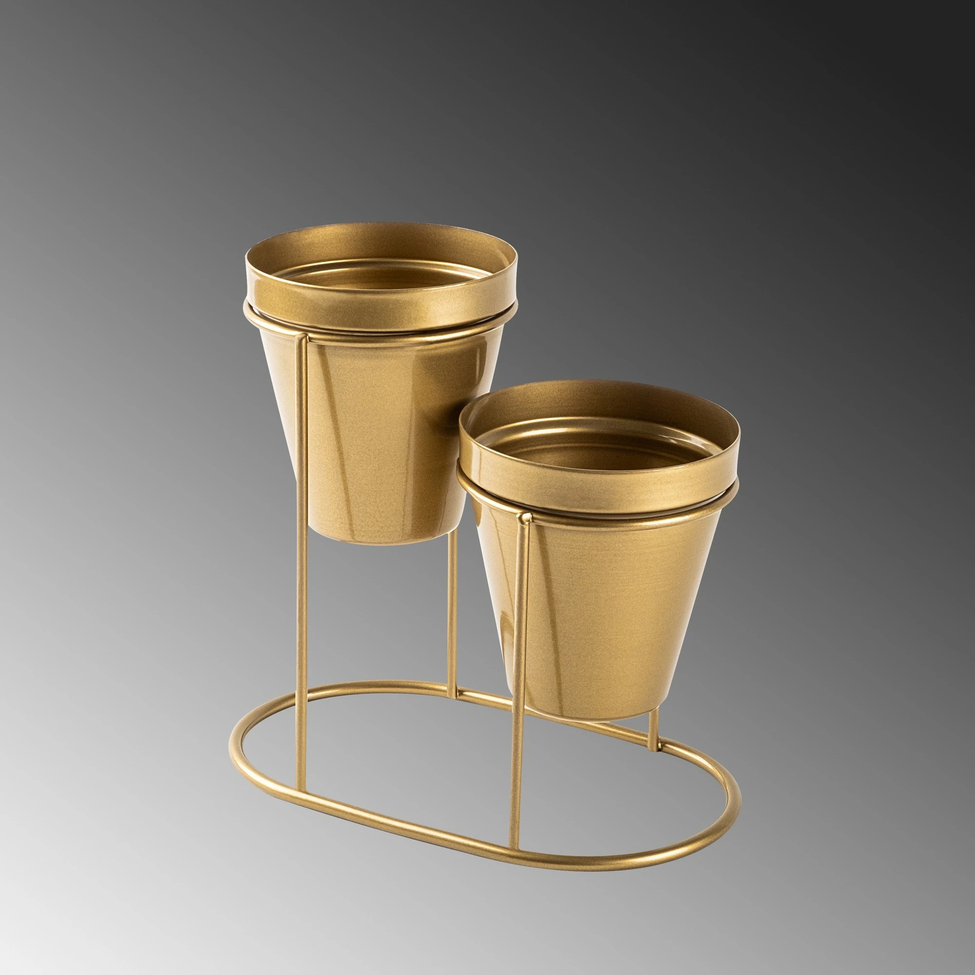 Aksesor dekorativ metalik, ngjyrë ari, GED-015